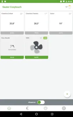 SAUTER COZYTOUCH android App screenshot 6